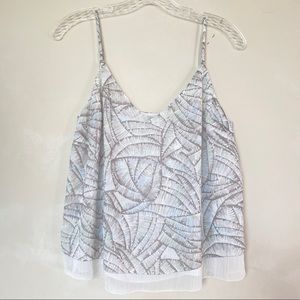 Gentle Fawn Double Layer Sheer Tank Top Small